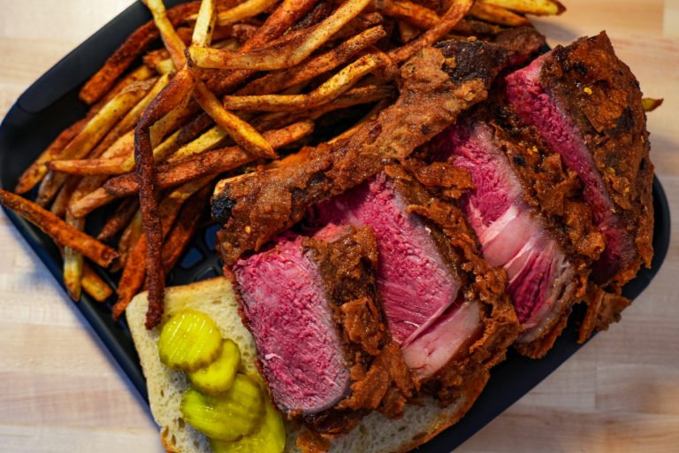 Nashville Hot Steak Frites ready to devour.