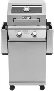 Monument Grills 2 Burners Propane Gas Grill Outdoor Cooking Stainless Steel BBQ Grills