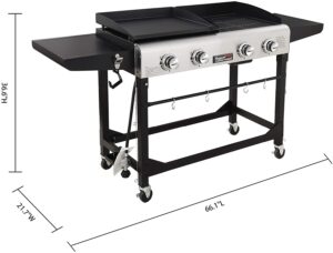 Royal Gourmet GD401 Portable Propane Gas Grill and Griddle