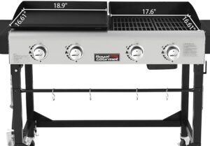 Royal Gourmet GD401 Portable Propane Gas Grill and Griddle