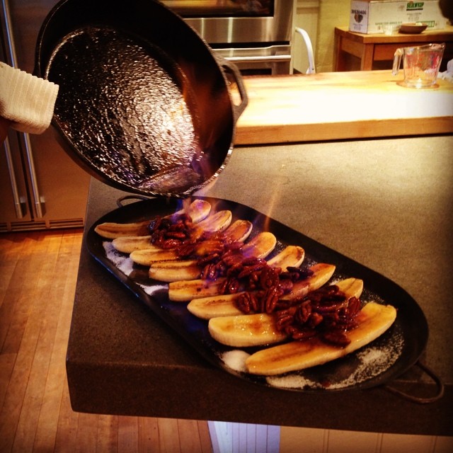 Deconstructed Bananas Foster