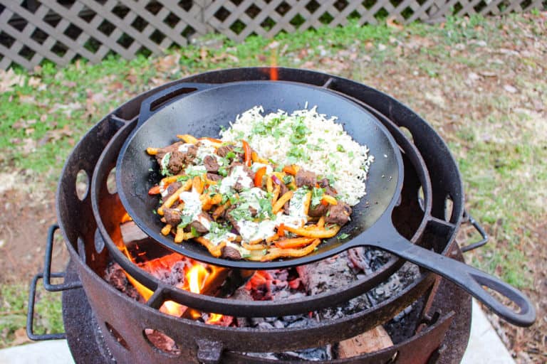 Peruvian Steak Stir Fry ready to serve!