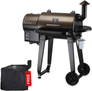 Z GRILLS ZPG-450A 2020 Upgrade Wood Pellet Grill & Smoker 6 in 1 BBQ Grill