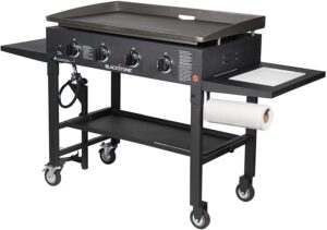 Blackstone 36″ Cooking Station 4 Burner Propane Fuelled Restaurant Grade Flat Top Gas Griddle