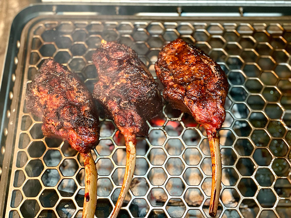 Cooking Pork Chops on the Nomad Portable Grill