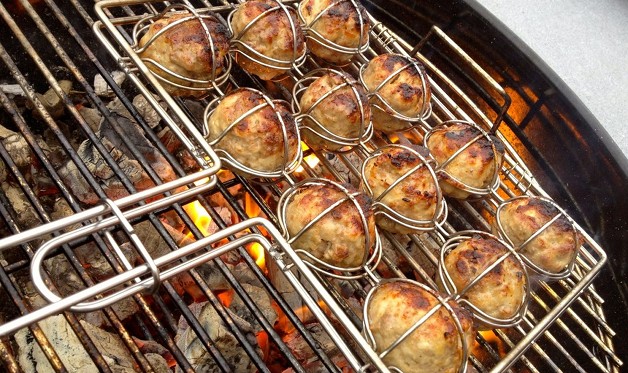 Basic Grilled Meatballs