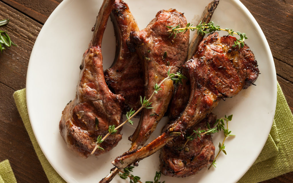 Finger Burner Lamb Chops - Grilling Recipes