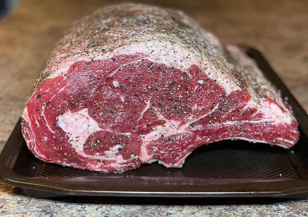 Rotisserie Prime Rib for Easter Dinner