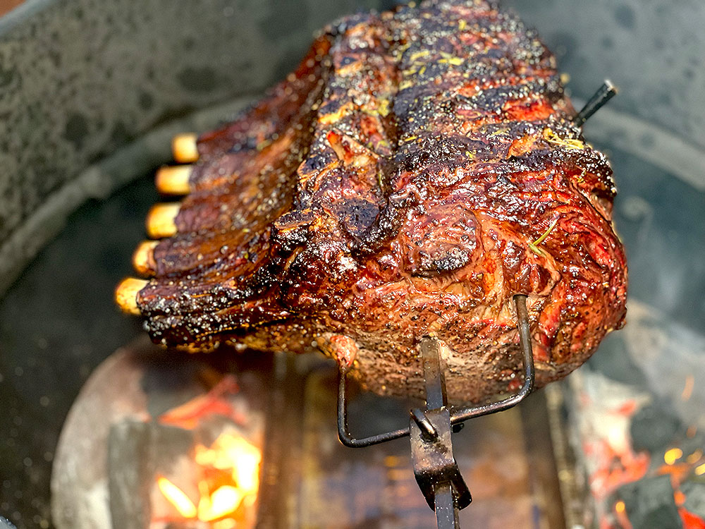 Prime Rib on the Grill