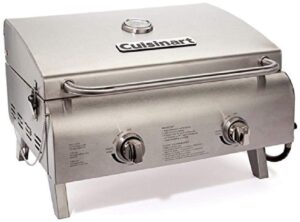 Cuisinart CGG-306 Chef’s Style Portable Propane Tabletop, Professional Gas Grill