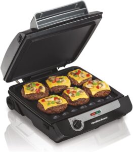 Hamilton Beach 3-in-1 Electric Indoor Grill + Griddle