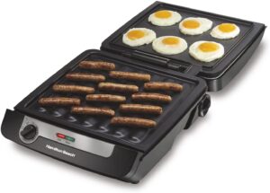 Hamilton Beach 3-in-1 Electric Indoor Grill + Griddle