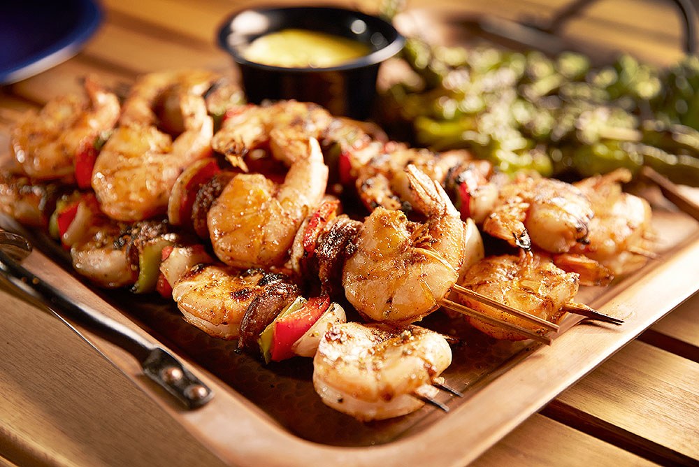 Catalan Grilled Shrimp Kebabs