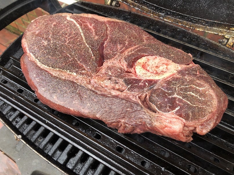 Wagyu Roast Seasoned with Salt and Pepper