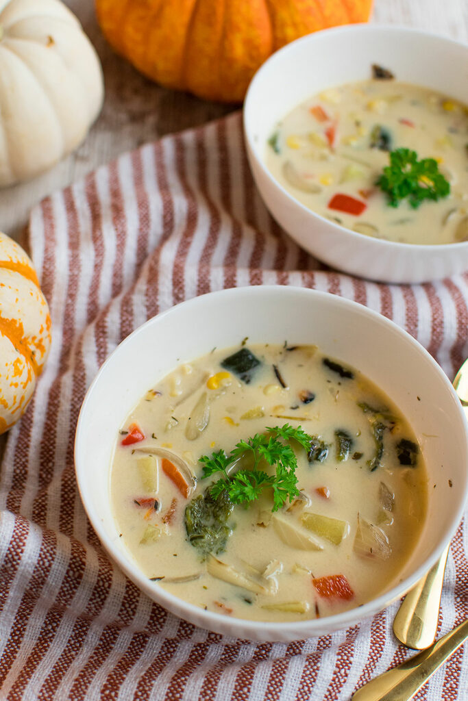 Grilled Corn Chowder