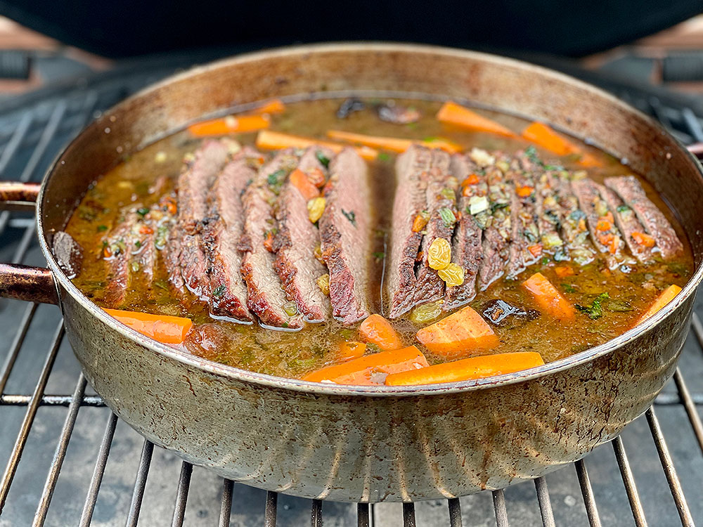 Brisket sliced