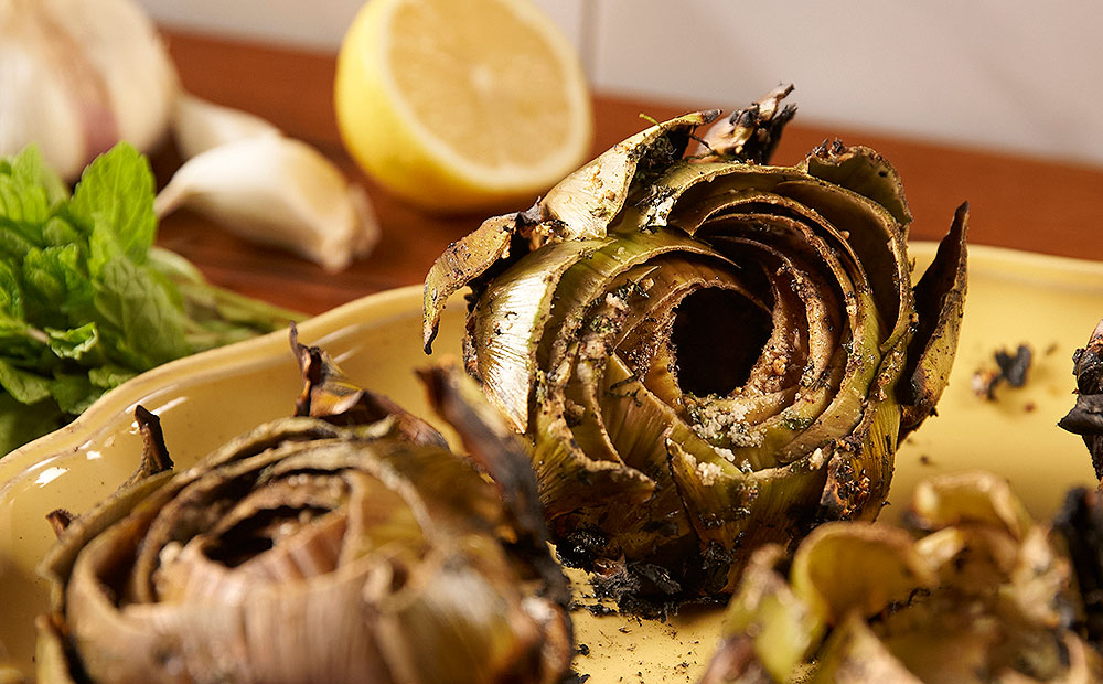 Sicilian Ember Grilled Artichokes