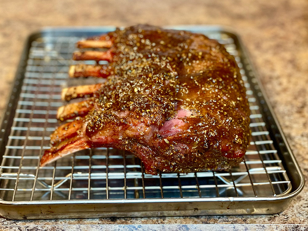 Grilled Rack of Lamb