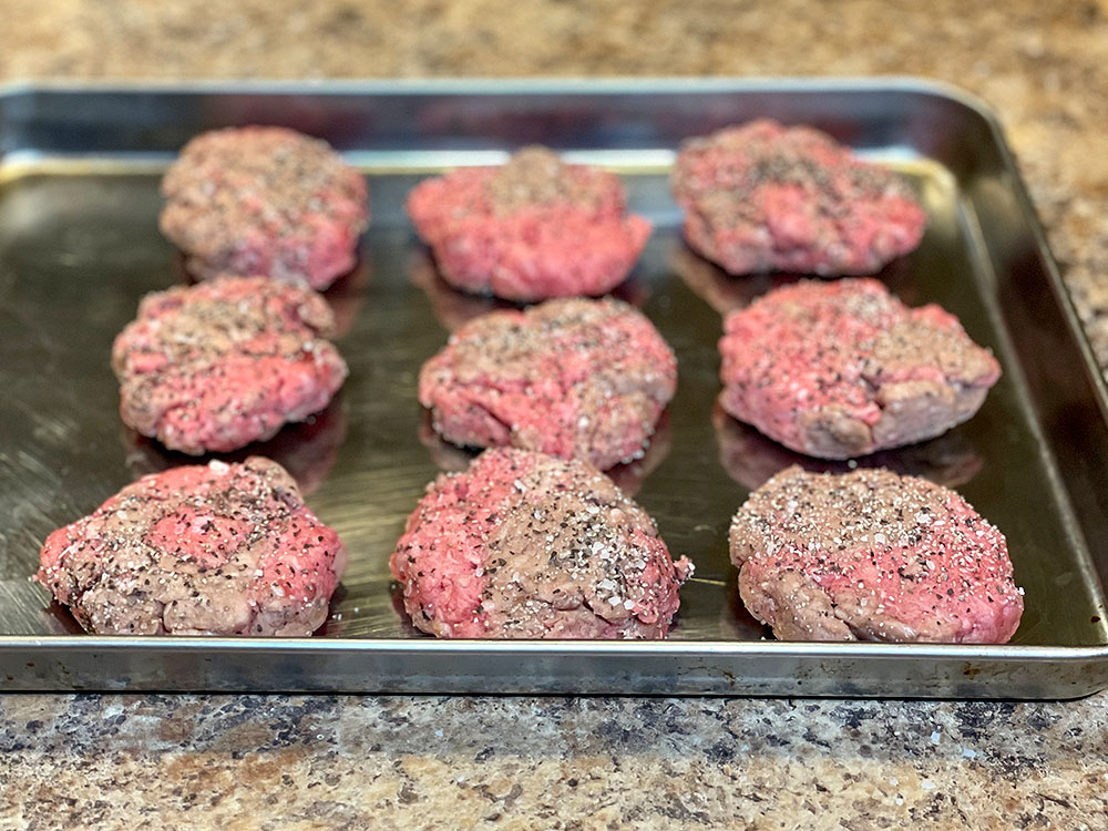 Grilled Burger Patties 