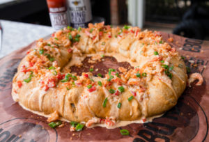 Boudin & Crawfish King Cake