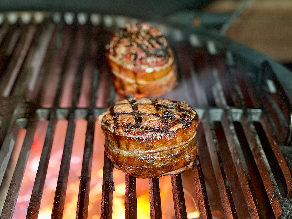 Prime Filet Mignon on the grill