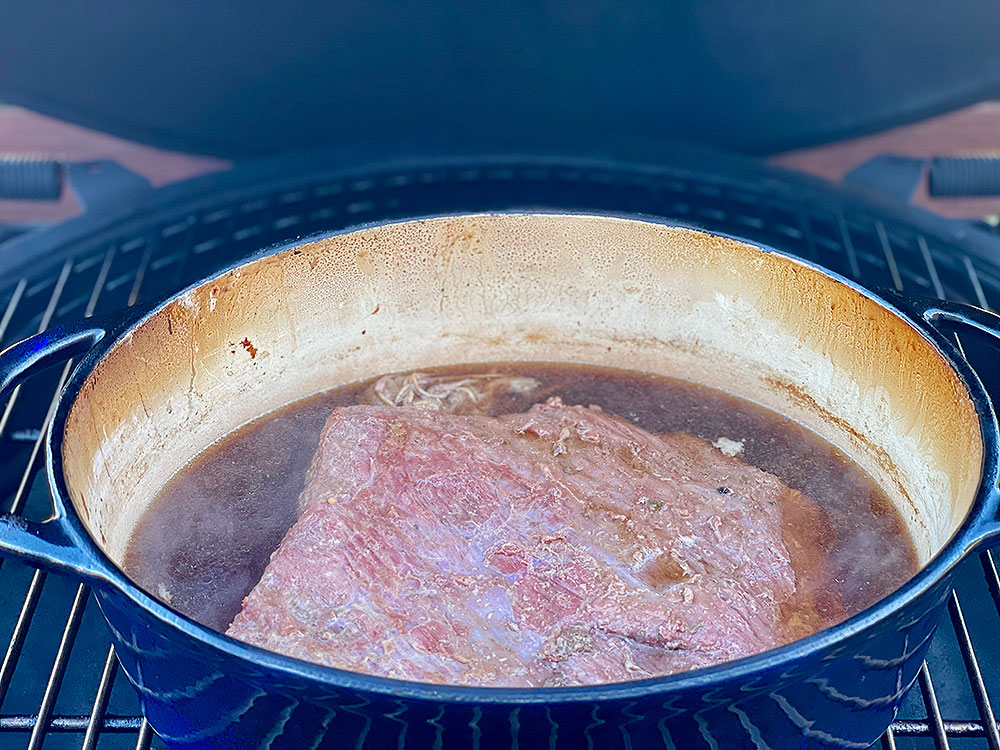 Corned Beef on the smoker