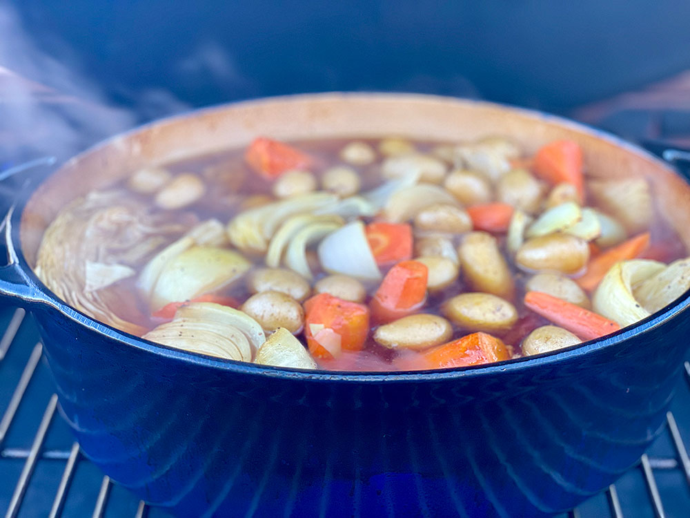 Adding the Vegetables 