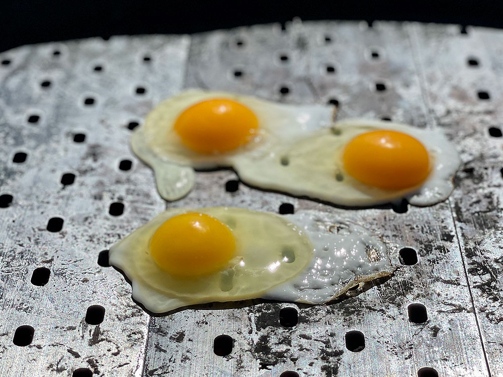 Eggs on the Grill