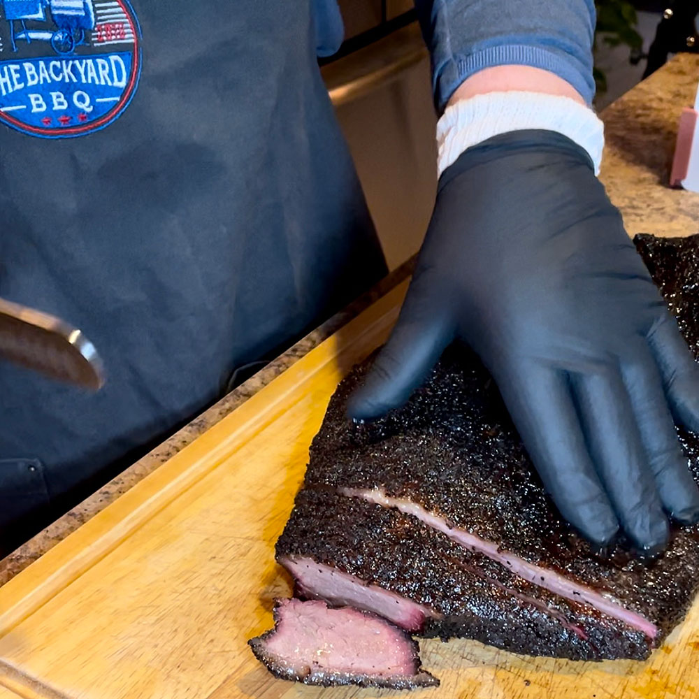 Slicing the Brisket