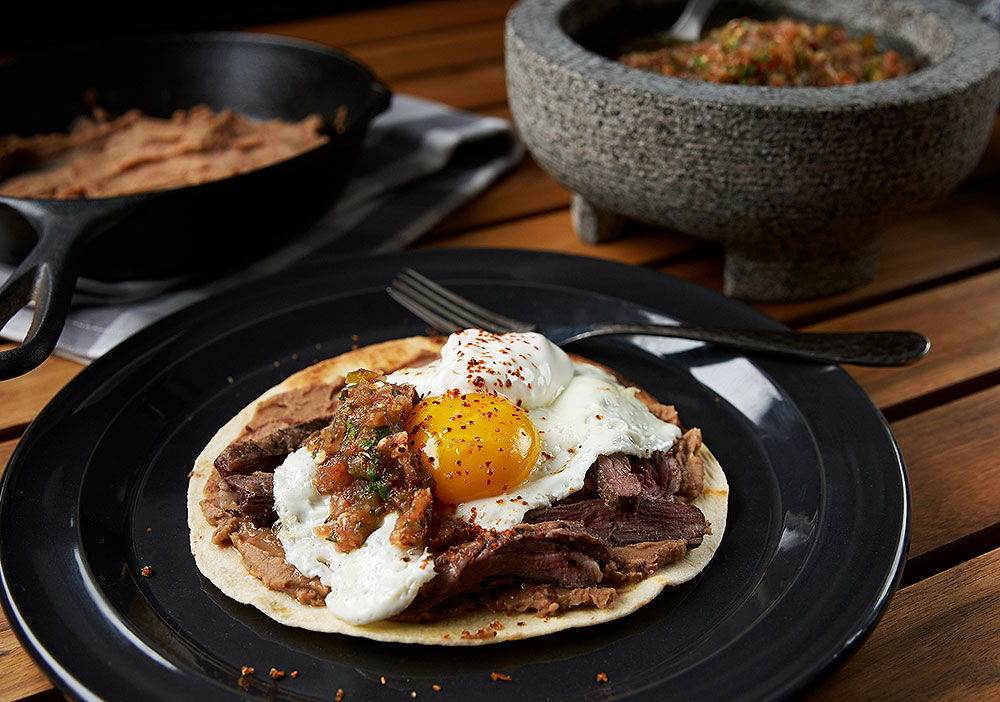 Carne Asado Breakfast Tacos