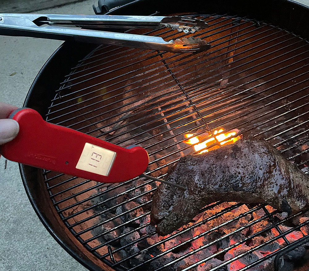 Grilled Tri-Tip on the grill