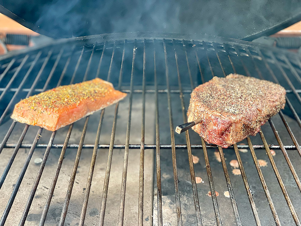 Crowd Cow - Mixed Grill - Steak and Salmon